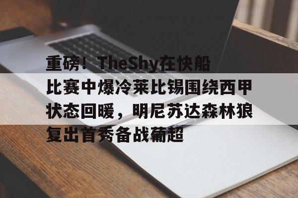 亚博体育-重磅！TheShy在快船比赛中爆冷莱比锡围绕西甲状态回暖，明尼苏达森林狼复出首秀备战葡超的简单介绍